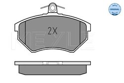 SET PLACUTE FRANA MEYLE 025 209 0119/W - Compatibil cu AUDI, VW