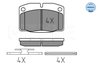 SET PLACUTE FRANA MEYLE 025 209 3915 - Compatibil cu OPEL, VAUXHALL