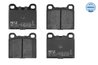 Set placute frana Meyle 025 210 3515