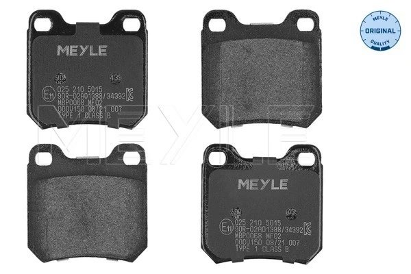 SET PLACUTE FRANA MEYLE 025 210 5015 - Compatibil cu OPEL, SAAB, VAUXHALL