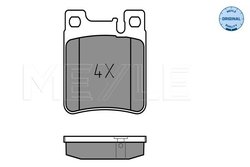 Set placute frana Meyle 025 213 0515