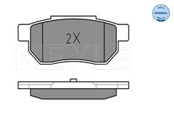 Set placute frana Meyle 025 213 1313/W