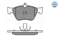 SET PLACUTE FRANA MEYLE 025 214 1117 - Compatibil cu OPEL, SAAB, VAUXHALL