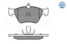SET PLACUTE FRANA MEYLE 025 214 1117 - Compatibil cu OPEL, SAAB, VAUXHALL