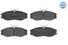 SET PLACUTE FRANA MEYLE 025 214 8115 - Compatibil cu FORD, NISSAN