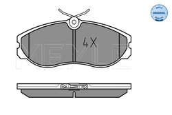 SET PLACUTE FRANA MEYLE 025 214 8115 - Compatibil cu FORD, NISSAN