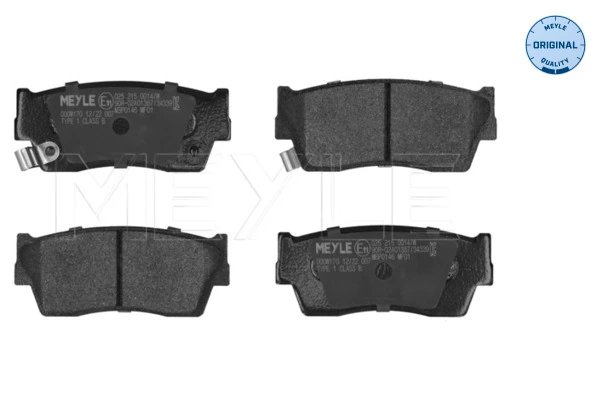 Set placute frana Meyle 025 215 0014/W