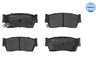 Set placute frana Meyle 025 215 0014/W