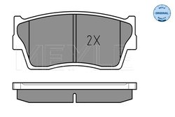 Set placute frana Meyle 025 215 0014/W