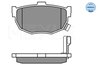 Set placute frana Meyle 025 215 5314/W