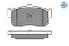 Set placute frana Meyle 025 217 1316/W