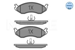 Set placute frana Meyle 025 218 2217