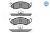 Set placute frana Meyle 025 218 2217