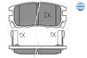 SET PLACUTE FRANA MEYLE 025 218 4014/W - Compatibil cu MITSUBISHI