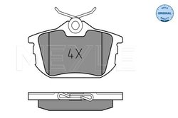 Set placute frana Meyle 025 218 6115