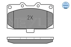 SET PLACUTE FRANA MEYLE 025 218 5415/W - Compatibil cu SUBARU