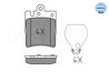 Set placute frana Meyle 025 218 9915