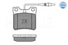 Set placute frana Meyle 025 219 0417/W