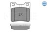 Set placute frana Meyle 025 219 0417/W