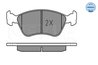 Set placute frana Meyle 025 219 7617/W