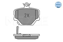 Set placute frana Meyle 025 219 9915