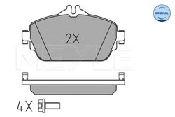 Set placute frana Meyle 025 220 3219
