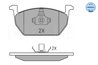 Set placute frana Meyle 025 220 3517