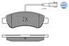 Set placute frana Meyle 025 220 4119