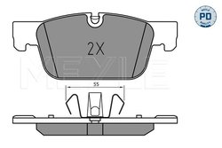 Set placute frana Meyle 025 220 9817/PD
