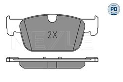 SET PLACUTE FRANA MEYLE 025 220 9817/PD - Compatibil cu VOLVO