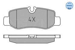 Set placute frana Meyle 025 221 0118