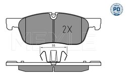 Set placute frana Meyle 025 221 4519/PD