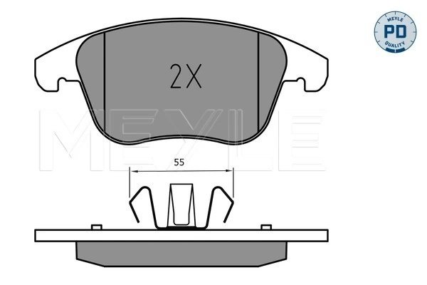 SET PLACUTE FRANA MEYLE 025 222 6920/PD - Compatibil cu FORD