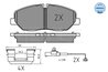 Set placute frana Meyle 025 224 2020/PD