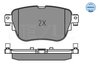 SET PLACUTE FRANA MEYLE 025 224 3716 - Compatibil cu MERCEDES-BENZ