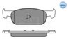 SET PLACUTE FRANA MEYLE 025 225 2517 - Compatibil cu DACIA, RENAULT