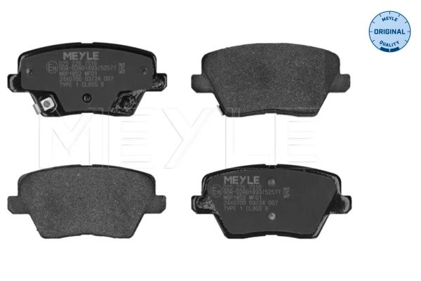 SET PLACUTE FRANA MEYLE 025 226 7516 - Compatibil cu HYUNDAI, KIA