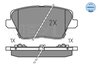 SET PLACUTE FRANA MEYLE 025 226 7516 - Compatibil cu HYUNDAI, KIA