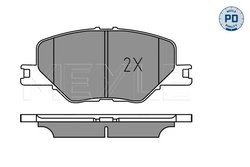 Set placute frana Meyle 025 228 3819/PD