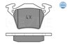 SET PLACUTE FRANA MEYLE 025 230 2017 - Compatibil cu MERCEDES-BENZ