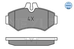 Set placute frana Meyle 025 230 2118