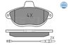 SET PLACUTE FRANA MEYLE 025 230 4218/W - Compatibil cu CITROEN, FIAT, PEUGEOT