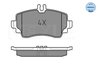Set placute frana Meyle 025 230 7016