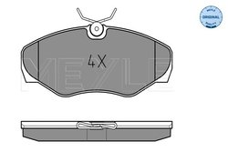 SET PLACUTE FRANA MEYLE 025 230 9918 - Compatibil cu NISSAN, OPEL, RENAULT, VAUXHALL