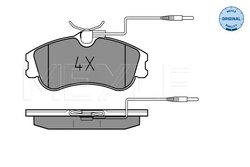 SET PLACUTE FRANA MEYLE 025 231 2419/W - Compatibil cu CITROEN, PEUGEOT