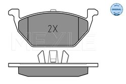 Set placute frana Meyle 025 231 3019/A