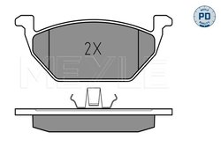 Set placute frana Meyle 025 231 3119/PD
