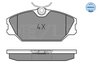 Set placute frana Meyle 025 231 7218
