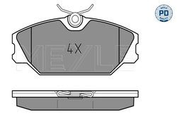 SET PLACUTE FRANA MEYLE 025 231 7218/PD - Compatibil cu RENAULT
