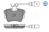 SET PLACUTE FRANA MEYLE 025 232 2416/W - Compatibil cu VW